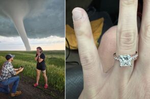 Αρραβώνας ζευγαριού κυνηγών καταιγίδων μπροστά σε ανεμοστρόβιλο στη Νότια Ντακότα - Μια πρόταση γάμου που σάρωσε το διαδίκτυο.