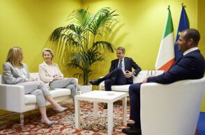 Κυριάκος Μητσοτάκης: Συνάντηση στη Ρώμη με Μελόνι και φον ντερ Λάιεν - Επίκεντρο η συνεργασία για το μεταναστευτικό και η επανενεργοποίηση προσέγγισης με Λιβύη