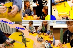 Τα παιδιά που ζωγραφίζουν πάνω σε σφαίρες