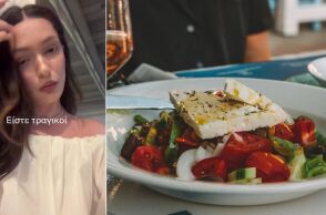 Τουρίστρια καταγγέλλει χρέωση 2,5€ για λάδι σε σαλάτα 15€ στην Πάρο - Το βίντεο της έγινε viral στο TikTok, προκαλώντας αντιδράσεις.