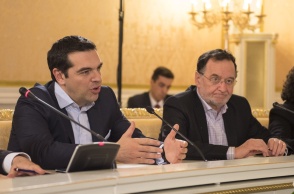 Αλέξης Τσίπρας και Παναγιώτης Λαφαζάνης