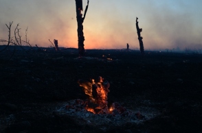  Χωρίς ενεργό μέτωπο η φωτιά στη Δροσοπηγή Αττικής 