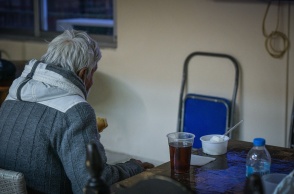 Στιγμιότυπο από το υπνωτήριο των Γιατρών του Κόσμου