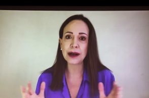 Μαρία Κορίνα Ματσάδο: Είναι μια τεράστια αναγνώριση - Η πρώτη δήλωση για το Νόμπελ Ειρήνης