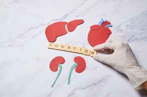 Απεικόνιση με χαρτόνι οργάνων που μπορούν να γίνουν δωρεά 