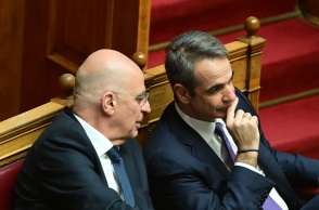 Κυριάκος Μητσοτάκης και Νίκος Δένδιας