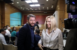 Νίκος Ανδρουλάκης και Φώφη Γεννηματά 