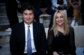 Η Φώφη Γεννηματά με τον σύζυγό της, Ανδρέα Τσούνη