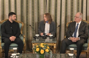 Κωνσταντίνος Τασούλας και Βολοντίμιρ Ζελένσκι