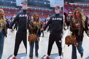 Η Αθηνά Οικονομάκου δημοσίευσε στο TikTok ένα αστείο στιγμιότυπο όπου μπερδεύει μια κούκλα βιτρίνας με τον σύντροφό της, Μπρούνο Τσερέλα