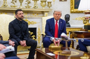 Ντόναλντ Τραμπ και Βολοντίμιρ Ζελένσκι