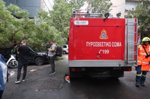 Πυροσβεστική σε περιστατικό πτώσης δέντρου