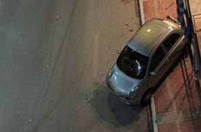 Το σημείο του τροχαίου δυστυχήματος στη Λούτσα