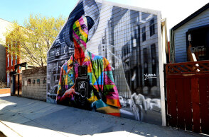 Mural με τη Βίβιαν Μάιερ στο Σικάγο © Raymond Boyd/Getty Images