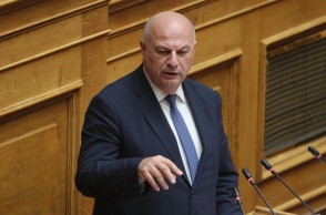 Ο υπουργός Αγροτικής Ανάπτυξης, Κώστας Τσιάρας 