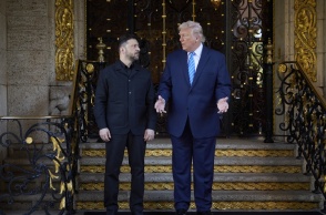 Ντόναλντ Τραμπ και Βολοντίμιρ Ζελένσκι