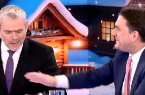 H κόντρα Καραγκούνη - Τσουκαλά στο στούντιο του Mega