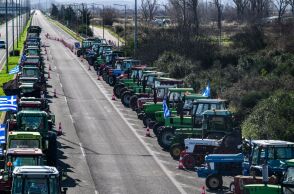 Το μπλόκο στο Κάστρο Βοιωτίας