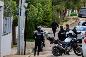 Εικόνα από το σημείο της δολοφονίας στη Γλυφάδα