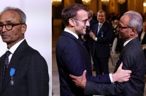 Ο Αλί Ακμπάρ, ο τελευταίος εφημεριδοπώλης του Παρισιού, γίνεται Ιππότης του Εθνικού Τάγματος Αξίας - Τιμήθηκε από τον πρόεδρο Μακρόν.