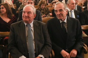 Κώστας Καραμανλής και Αντώνης Σαμαράς