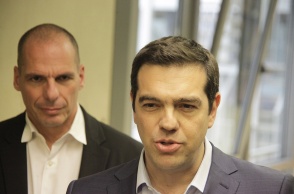 Αλέξης Τσίπρας και Γιάνης Βαρουφάκης