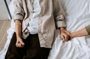 Άτομο στο νοσοκομείο