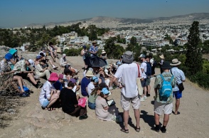 Τουρίστες στην Αθήνα
