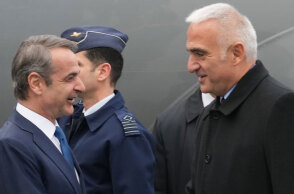 Ο Κυριάκος Μητσοτάκης με τον Μεχμέτ Νούρι Ερσόι