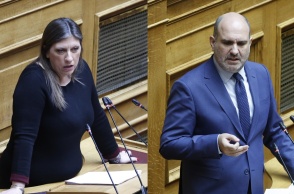 Ζωή Κωνσταντοπούλου και Δημήτρης Μαρκόπουλος