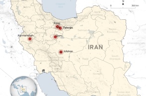 Χάρτης επιθέσεων ΗΠΑ - Ισραήλ στο Ιράν