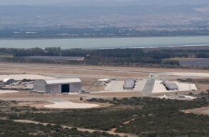 Πανοραμική άποψη της Βρετανικής Βάσης στο Ακρωτήρι της Κύπρου