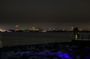 Νυχτερινή λήψη από το Ντουμπάι