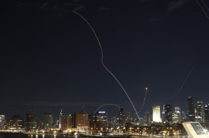 Στιγμιότυπο στον ουρανό του Τελ Αβίβ