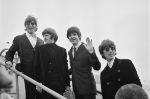 Οι Beatles στην σκάλα αεροπλάνου