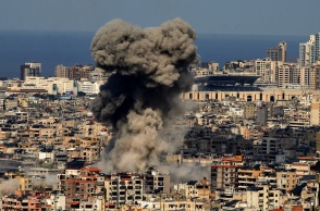 Καπνοί μετά από επίθεση στον Λίβανο