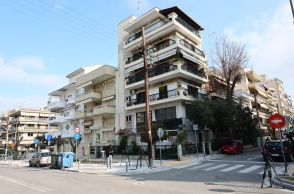 Το σημείο της δολοφονίας του 20χρονου στη Θεσσαλονίκη