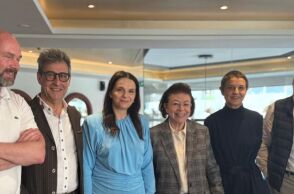 Λίνα Μενδώνη: Συνάντηση της υπουργού Πολιτισμού με τη Ζιλιέτ Μπινός - Στο επίκεντρο τα 39α Ευρωπαϊκά Βραβεία Κινηματογράφου στην Αθήνα