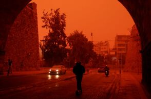 Ορατή από το Διάστημα η αφρικανική σκόνη που έπνιξε την Κρήτη