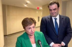 Κρισταλίνα Γκεοργκίεβα και Κυριάκος Πιερρακάκης