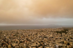 Αφρικανική σκόνη πάνω από το Ηράκλειο Κρήτης