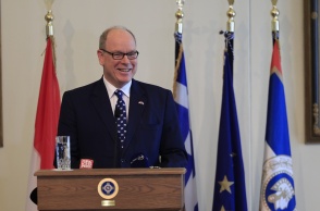 Στην Αθήνα ο πρίγκιπας Αλβέρτος του Μονακό - Η συνάντηση με Τασούλα, Μητσοτάκη και η απονομή Δούκα