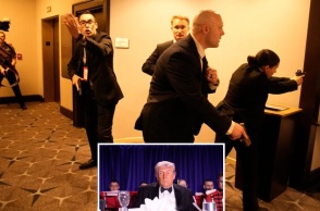 Βίντεο: Πυροβολισμοί στο δείπνο ανταποκριτών προκάλεσαν άμεση απομάκρυνση του Ντόναλντ Τραμπ και της Πρώτης Κυρίας, Μελάνια Τραμπ. 