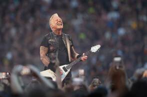 Ο Τζέιμς Χέτφιλντ σε συναυλία των Metallica