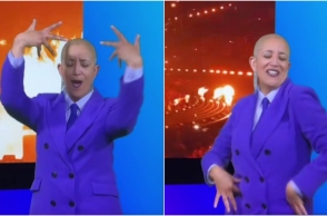 Eurovision 2026: Viral η διερμηνέας του BBC που χόρευε με πάθος το «Jalla» της Κύπρου 