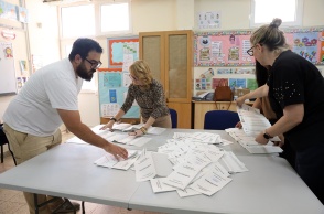 Καταμέτρηση ψηφοδελτίων στην Κύπρο