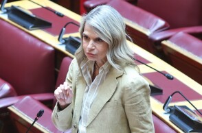 Η Μιλένα Αποστολάκη στη Βουλή