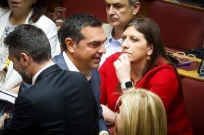 Ζωή Κωνσταντοπούλου και Αλέξης Τσίπρας