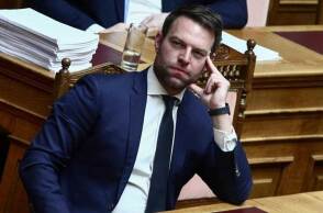 Στέφανος Κασσελάκης στη Βουλή