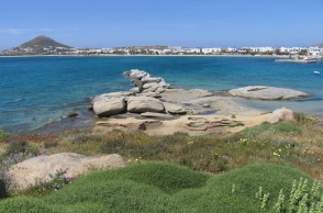 Η παραλία της Αγίας Άννας στη Νάξο